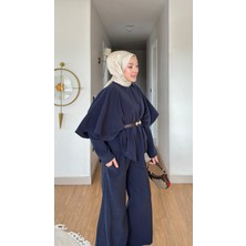 Salisburys Molly Nelly Kadın Pelin Detaylı Üçlü Pantolon Takım