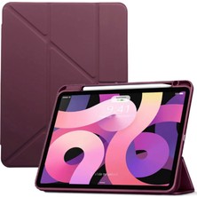 MobaxAksesuar Samsung Galaxy Tab S10 Lite FE/S10/S9 Fe/s9 Kılıf Kalem Bölmeli Trifolding Case(12.4inç Değildir)