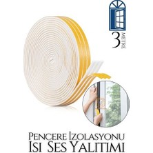 MiraLive Hsnet Pencere Ses Isı Yalıtım Sünger Bant 3 Metre