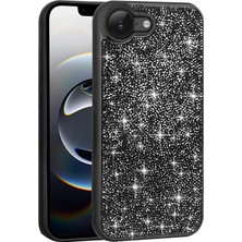 Roketcim iPhone 17E Kılıf Parlak Taşlı Tasarım Pırlanta Kapak