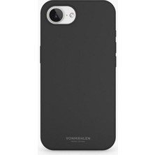 Vonmahlen iPhone 16 E Yumuşak Silikon Kılıf Siyah