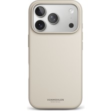Vonmahlen iPhone 17 Pro Soft Silikon Kılıf - Krem