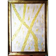 Kybele Sanat Tablo Soyut Yasemin Bozbey