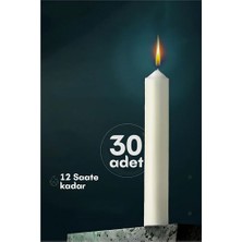 Zenvia Klasik Mum 30 Adet - Kokusuz Mum 721865 ZNV-RETROIEG324