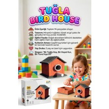 Farbu Oyuncak Kendi Yuvanı Inşa Et! 94 Parça Gerçek Minyatür Tuğlalı Kuş Evi Temalı Eğitici Yapı Oyuncak Seti