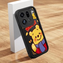 HONTINGA Oppo Find X9 Pro 5g ile Uyumlu Kılıfı Düşüme Önleyici Basitlik Anti Düşme Kamera Korumali Şirin Kedi Çizgi Film Siyah Desen Yumuşak Silikon Telefon Kılıfı Kadın ve Erkek Için Uygundur K2-0097