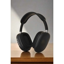 Pileli Store P9 Plus Kulaklık Siyah Bluetooth Bağlantılı Kulak Üstü Kablosuz Anc Özelliği