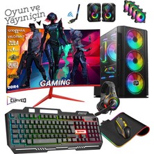 Zeiron Prime X90 Ryzen 5 5500 32GB 1tb M.2 SSD RTX3050 23.8" 165Hz Oyuncu Masaüstü Bilgisayar Uyumlu