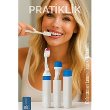 Zenvia Transformacion Kapaklı Diş Fırçası - Seyahat Kapaklı Diş Fırçası - Hijyenik Koruma, Pratik