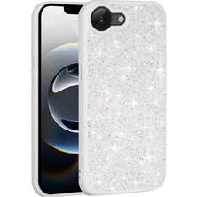 Roketcim iPhone 17E Kılıf Parlak Taşlı Tasarım Pırlanta Kapak