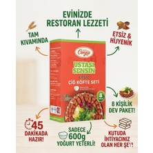 Çiğ Köfte Seti 8 Kişilik - Salça ve Zeytinyağı Içinde