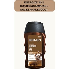 Biomen Energy 3in1 Duşjeli&şampuan - Saç&sakal&vücut 300 ml