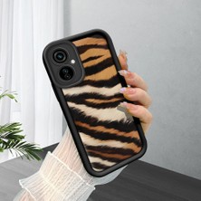 HONTINGA Tecno Camon 19 Neo ile Uyumlu Kılıfı Düşüme Önleyici Basitlik Anti Düşme Kamera Korumali Inek Siyah Desen Yumuşak Silikon Telefon Kılıfı Kadın ve Erkek Için Uygundur K2-0015