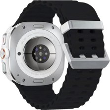 Eco Port Watch 7 Ultra KR417 Rug Silikon Kordon (Saat Değildir) - Siyah