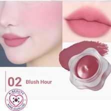 Dearmay Dear.may Pure Falling Mood Lip Pot - Çok Amaçlı Renkli Dudak ve Yanak Pot Balmı 6,5g - 02 Blush Hour