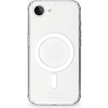 Vonmahlen iPhone 16 E Şeffaf Kılıf Beyaz
