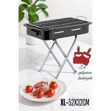 Zenvia Transformacion Xl Emaye Mangal Katlanır Ayaklı 52 x 32 cm No:2 720535 ZNV-RETROIEG324