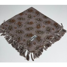 Beyce Cotton Sökme Boncuklu  Desenli Tülbent 06440-08
