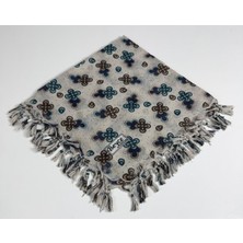 Beyce Cotton Sökme Boncuklu  Desenli Tülbent 06440-05