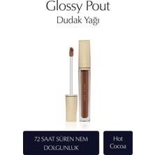 Estee Lauder Glossy Pout Dudak Yağı - Renk: Hot Cocoa