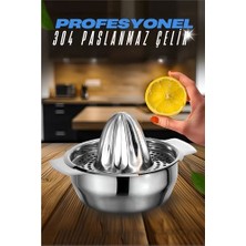 Flamex Turk Limon Sıkacağı 304 Paslanmaz Çelik Meyve Sıkacağı  Profesyonel