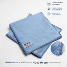 Polikur Mikrofiber 2'li Cam Bezi 40*40CM (3221 Aktif)