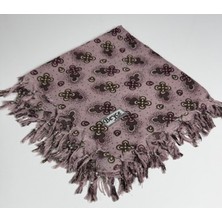 Beyce Cotton Sökme Boncuklu  Desenli Tülbent 06440-07