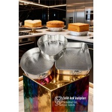 Zenvia Isla Moretti Serisi 3’lü Paslanmaz Çelik Kelepçeli Kek Kalıbı Seti - Gurme Tasarımlar 722911