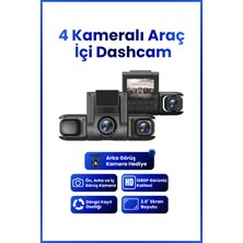 Seyutech Araç Içi Hd Kamera 4 Kameralı Wifi Özellikli 1080P Full Hd Gece Görüşlü G-Sensör Dashcam