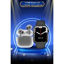 Pileli Store 3.nesil Tws Bluetooth Kulaklık ve Dokunmatik Ekran Akıllı Saat Sesli Görüşme