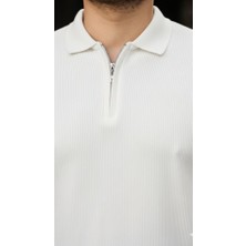 Livizmir Moda Erkek Selanik Örme Yakalı Uzun Kollu Triko