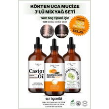 True Bee Daily Dream Care Kökten Uca Mucize 3'lü Kompleks Serum Seti Saç Kökü Güçlendirici, Hızlı Uzatma, Onarım ( 3X100 ml )