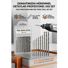 Zenvia Maximilian Voss Serisi | 10'lu Hss Titanyum Alaşım Mikro Matkap Ucu Seti 723036 ZNV-RETROIEG324