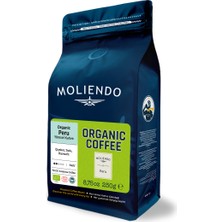 Moliendo Finest Coffee Moliendo Organik Peru Yörsel Kahve (Çekirdek Kahve) 250 G