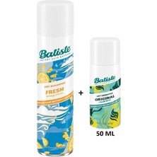 Batiste Fresh Kuru Şampuan 200 ml + Orijinal 50 ml Ferahlatıcı Set Arındırıcı Özellikler