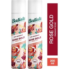 Batiste Rose Gold Kuru Şampuan 200 ml X2 Adet Set – Radikal Ferahlık ve Hacim Katkısı