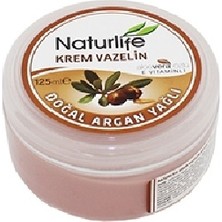 Naturlife Doğal Argan Yağlı Krem Vazelin 125 ml