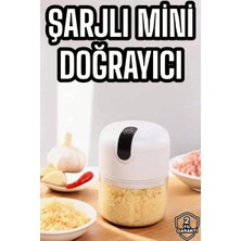Midas Toptan Home El Rondosu Mini Şarjlı Doğrayıcı Taşınabilir 250 ml