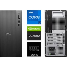 Dell Tower Intel Core I7-14700 ECT1250-K0353 8gb 4tb T400 4gb Freedos Masaüstü Bilgisayar