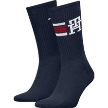 Tommy Hilfiger Th Men Sock 2p Monogram Sport Erkek Mavi Çorap - S701236320