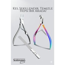 Ethab Ticaret Hsnet 3’lü Paslanmaz Manikür Seti – Tırnak Makası Et Pens Kavisli Makas | Ev - GL002V-7MOPB