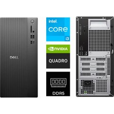 Dell Tower Intel Core I3-14100 ECT1250-K0483 64GB 512GB T400 4gb W11PRO Masaüstü Bilgisayar
