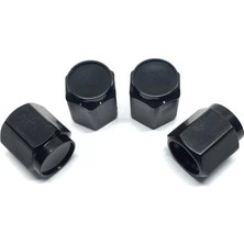 Midas Toptan Home Altıgen Sibop Kapağı 4'lü Parlak Siyah