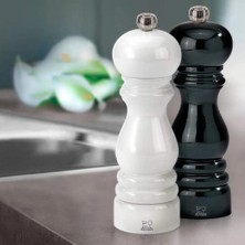 Peugeot Paris Baharat Değirmeni 2'li 18 cm Beyaz-Siyah