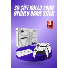 Ethab Ticaret 3D 4K Hd 2.4g Game Stick 4K Ultra Hd Oyun Konsolu Çift Kollu - GL002V-7MRJA5