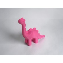 3D Tasarım Canlı Renkli Oyuncak  Sevimli Dinozor (Pembe)