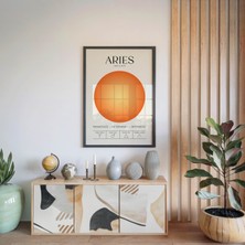 Pegziz Koç Burcu Astroloji Tablosu Modern Minimal Duvar Tablosu
