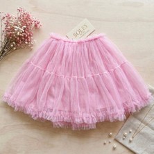 Dereff Açık Pembe Tütü Etek