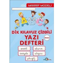 Yapı Kredi Yayınları Örnekli Maarif Dik Kılavuz Çizgili Yazı Defteri (A4)