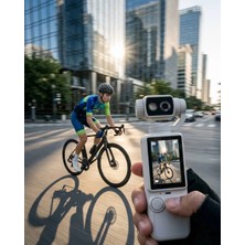 Ethab Ticaret 4K Ultra Hd Taşınabilir Vlog Kamerası Otomatik Fokus ve 180 Derece Döner Lens - GL002V-7MRIS2